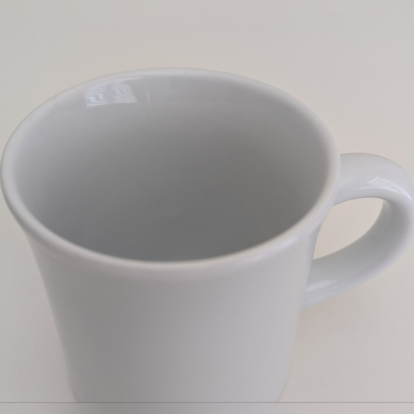 WILLIAMS SONOMA Essential White Mug French Bistro Cafe Porcelain Retired Replace - Picture 9 of 10